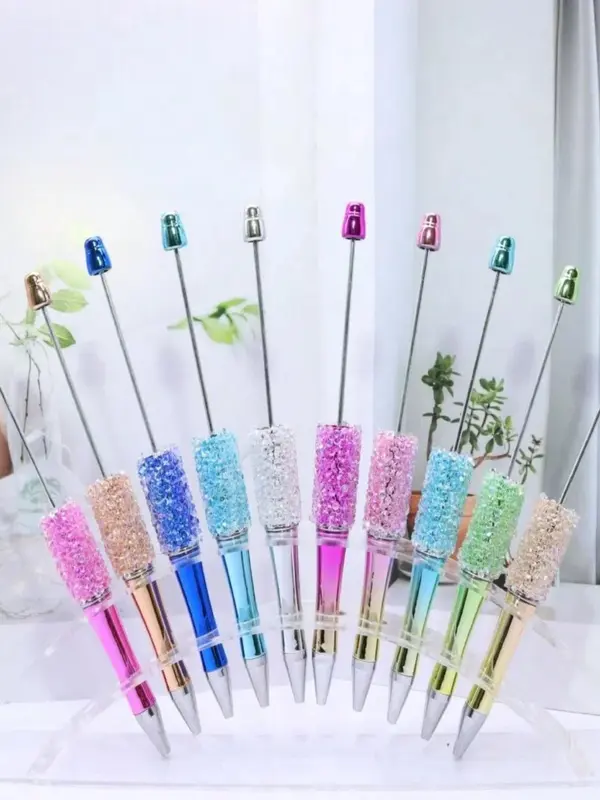 Colorful DIY Beading Pen, Glitter Beading Pen, Beading Tool for Jewelry Making, DIY Jewelry Making Tool for Women & Girls 6