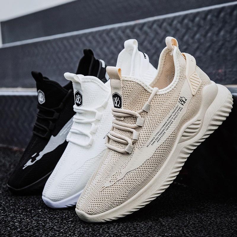 Giày Thể Thao Nam  GS051, Giày sneaker Vải Thoáng Khí, Đế Chống Trượt Tặng Kèm Tất 1