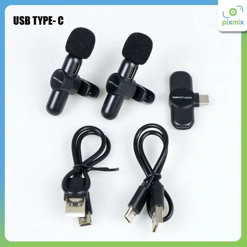 Microphone Clip Wireless - Portable Mic Clip for Iphone and Android Smartphone Condenser 1