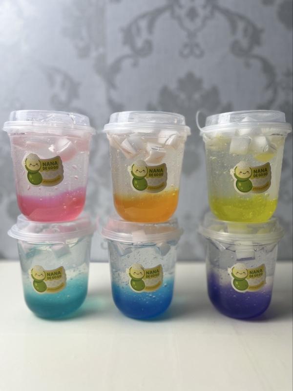 Nana DeGogo Slime Platinum slime Ukuran Gelas 380ml Wangi
