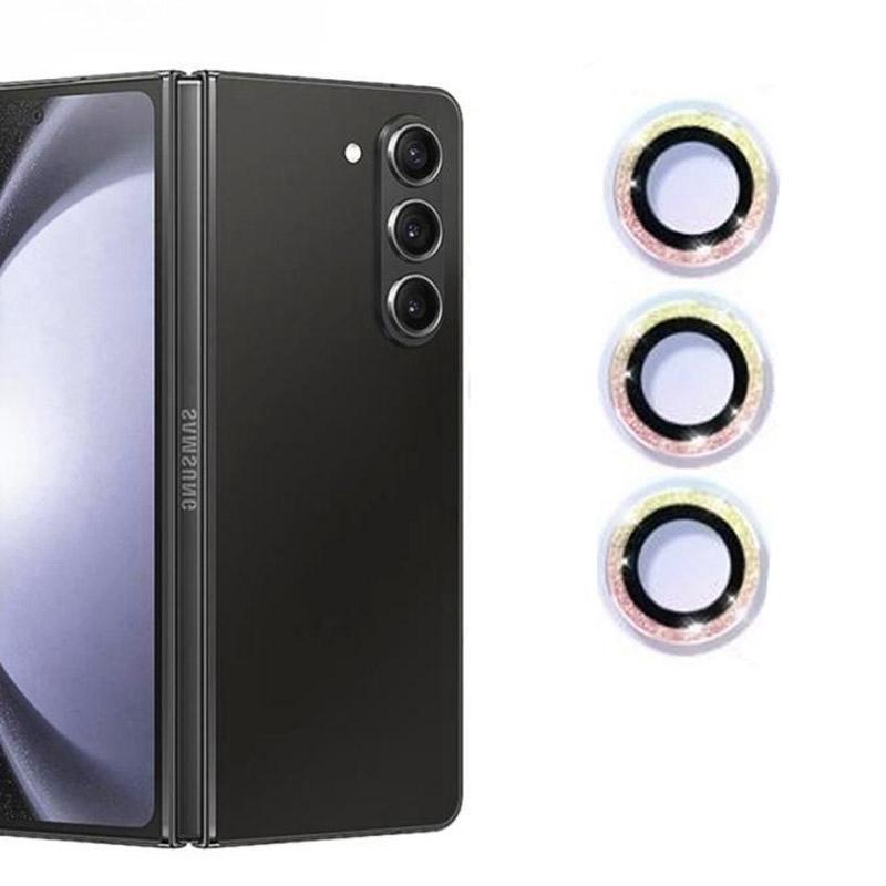 Fashionable Phone Lens Protector, 1 Count Glitter Phone Lens Protective Film, Phone Accessories Compatible with Samsung Z Flip 5 7