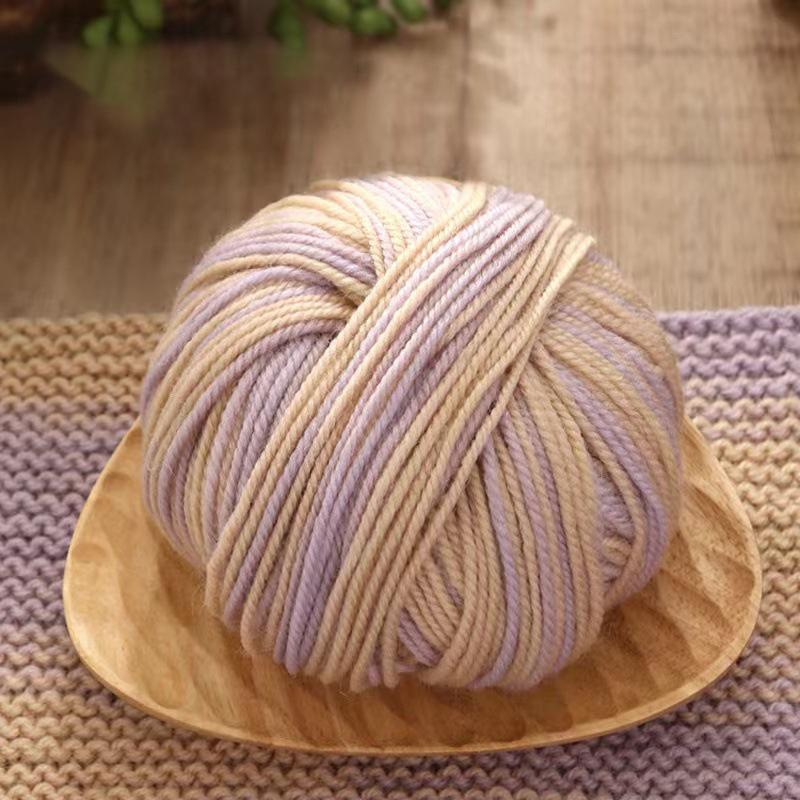 Product Introduction of 50g/Roll Sequin Mohair Yarn Soft Warm Baby Wool Crochet Yarn DIY Handmade Knitting Sweater Shawl Hat Bag Thread Sewing Supplies 23