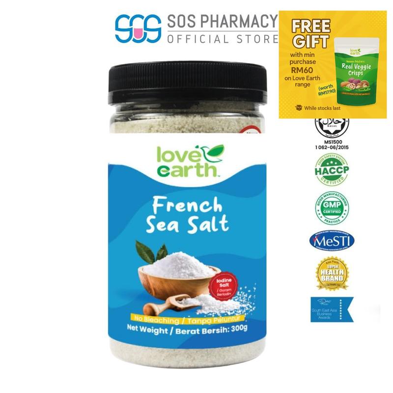Love Earth French Sea Salt Fine 300G (Bottle) [Hand harvested - TikTok ...