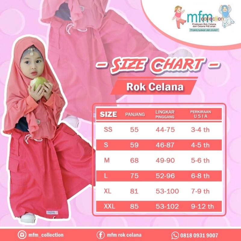 Product Introduction of Rok celana outdoor anak bahan drill - Celana rok hiking, pramuka, sekolah, lapangan / Rok celana anak sekolah 0