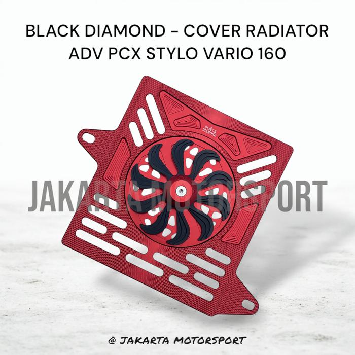 Cover Radiator Stylo Jual Black Diamond Cover Tutup Pelindung Radiator ADV PCX STYLO VARIO ...