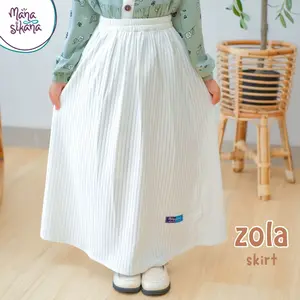 MANASIKANA Zola Skirt Rok Anak Perempuan Premium Knitt 3-13 tahun Fashion