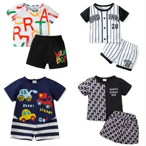 Setelan pendek fashion bermotif