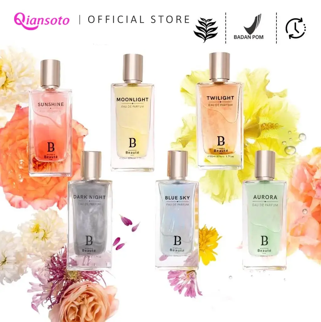 QIANSOTO X PREMIERE BEAUTE fragrances perfume EDP cocok untuk pria dan wanita Unisex Tahan Lama 24 jam minyak wangi