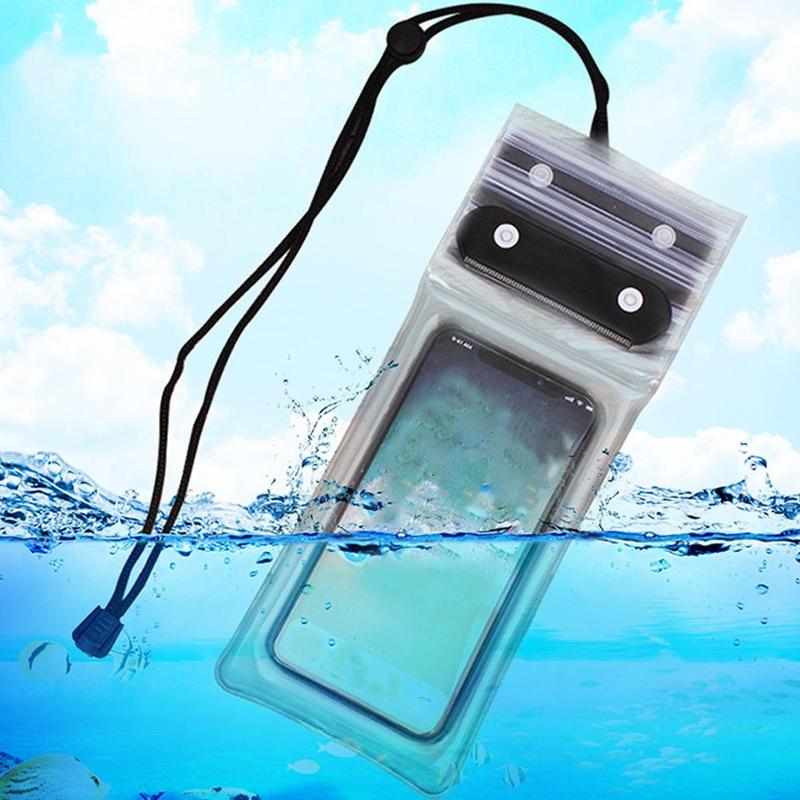 Product Introduction of Waterproof Three Fold Mobile Phone Bag Airbag Swimming Cover Touch Cover Protective Hot Diving W0K3 24