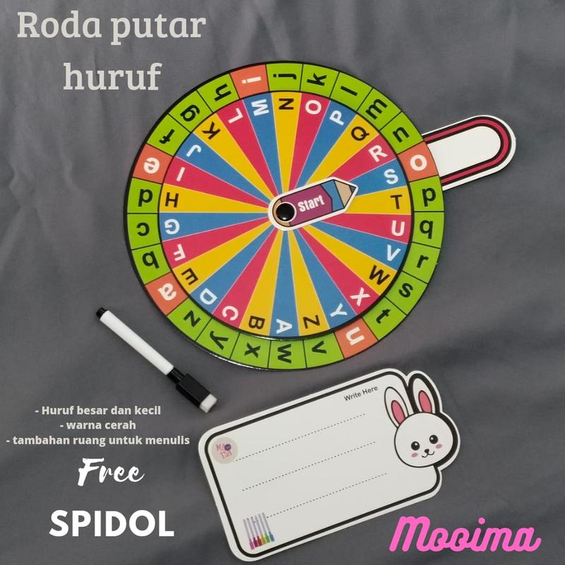 Huruf R Roda Roda pintar membaca alphabet mainan edukasi anak belajar huruf - Shop ...