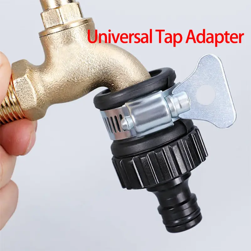 TOOLIX Universal Tap Connector Adapter Mixer Hose Pipe Joiner Fitting Water Faucet Garden Kitchen Supplies sink  tap