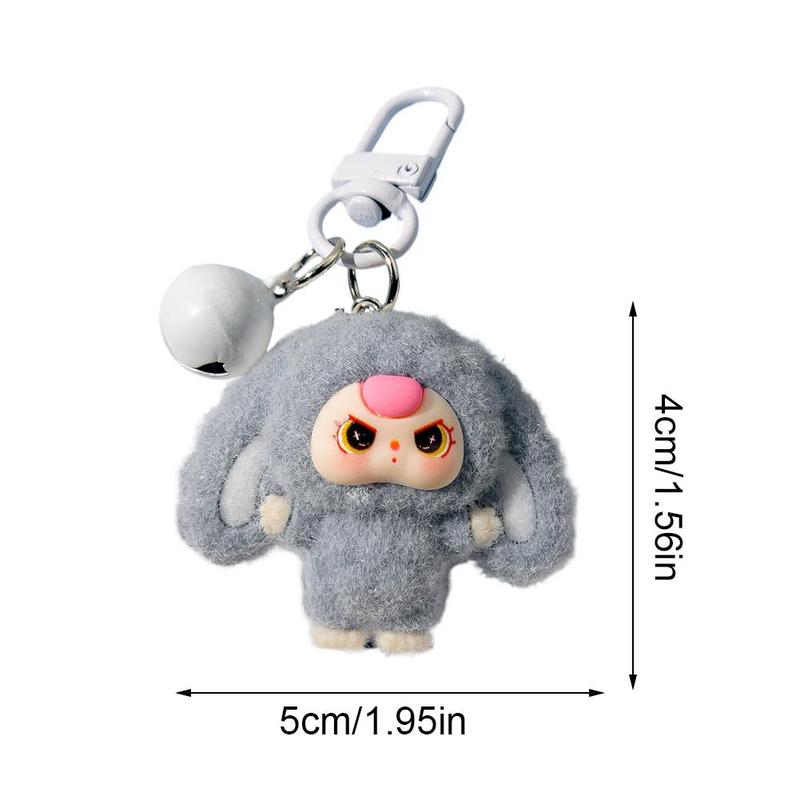 Móc Chìa Khóa Nhồi Bông Thiết Kế Hoạt Hình Dễ Thương, Dành Cho Trẻ Em, Có Tai Lớn, Thích Hợp Làm Mặt Dây Chuyền Ba Lô, Phong Cách Hoạt Hình, Có Tai Lớn, Thích Hợp Làm Móc Chìa Khóa 5