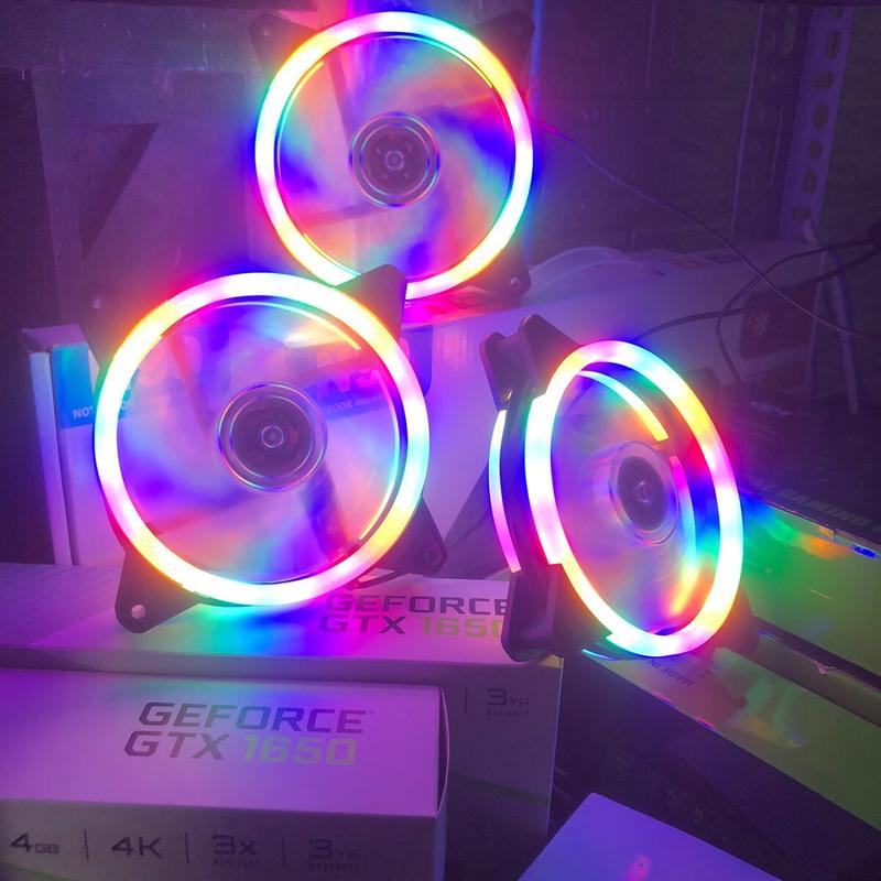 Quạt Tản Nhiệt - Fan Led RGB quạt tản nhiệt độ xe điện