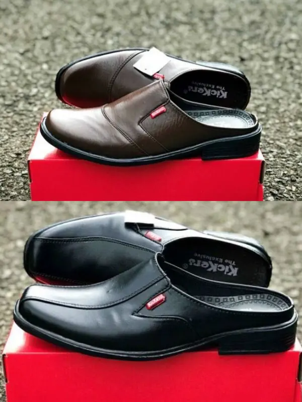 SANDAL SEPATU PRIA CASUAL BUSTONG MURAH KUALITAS BAIK Kickers Kasual Shoes Selop Karet 1