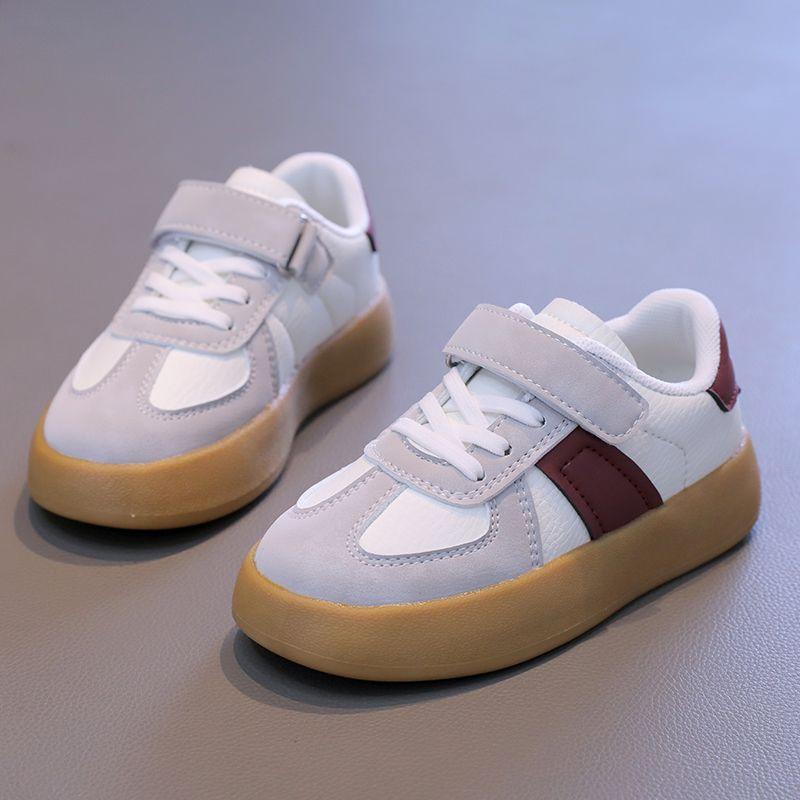 Children's Shoes Children's Sneaker 2024 New Girls' Sneakers Boys' Moral Training Shoes Middle and Big Children Students Soft Bottom Skateboard Shoes 7