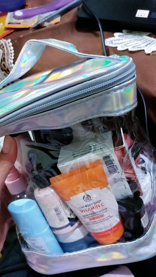 Product Introduction of Tas Kosmetik Anti Air/Tas Kosmetik Washbag / Tas Alat MakeUp / Cosmetic Bag Organizer / Tas Make Up Wanita/Tas Kosmetik Travel Transparan /Cosmetic Cube Transparent Clear PVC Toiletries Wash Bag /Pouch Kosmetik 16