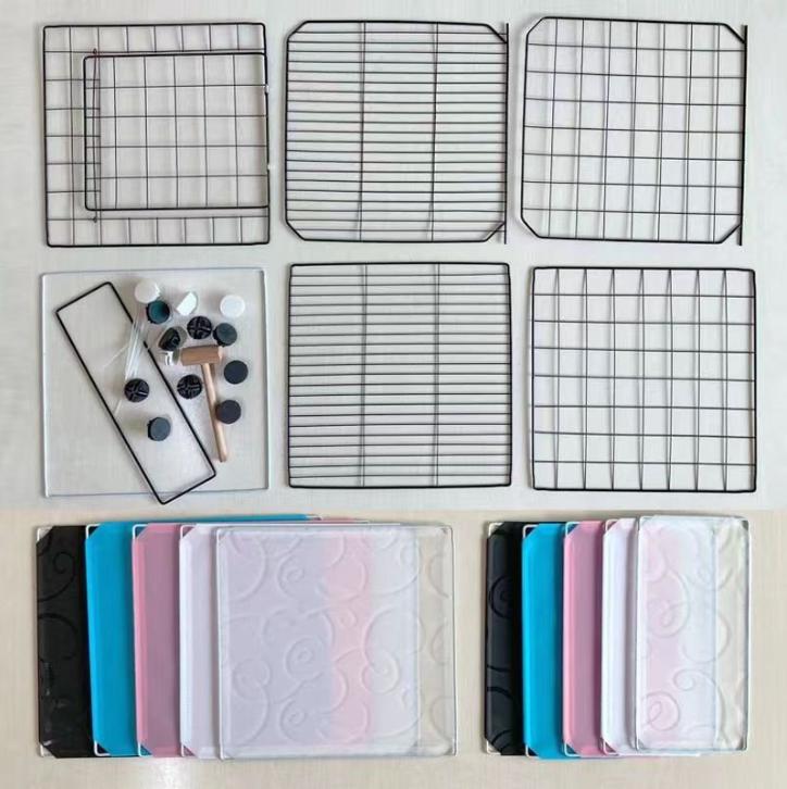  Lưới sắt thép,tấm nhựa lắp ghép làm chuồng quây thú cưng tủ sách,tủ ghép-Tặng kèm chốt 