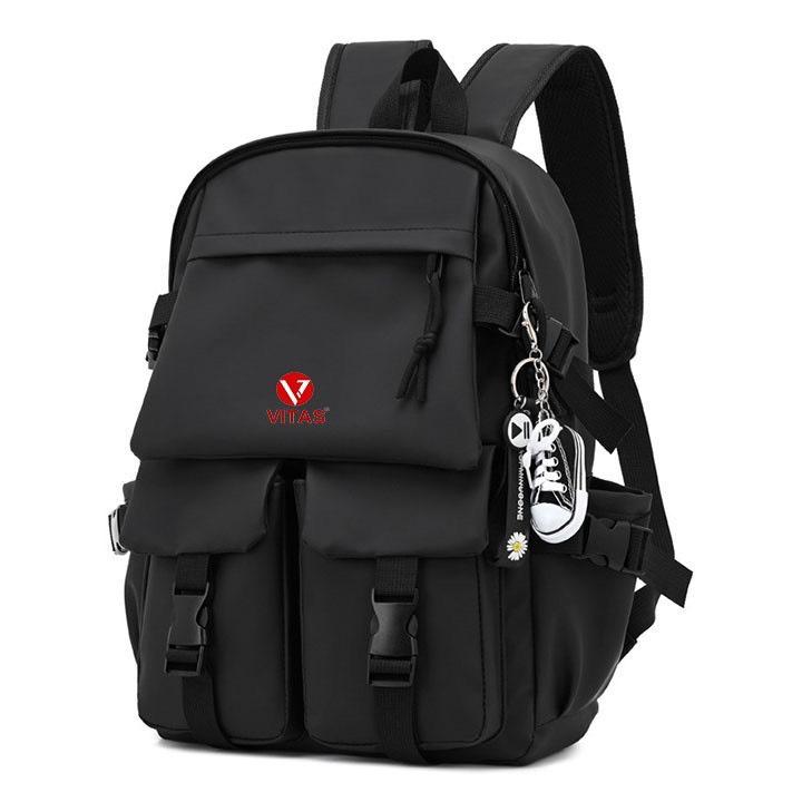 Balo Nam Nữ Phong Cách Thời Trang style Hàn Quốc VITAS-VT284 không tặng móc giày Backpack Đeo Vai Nhung
