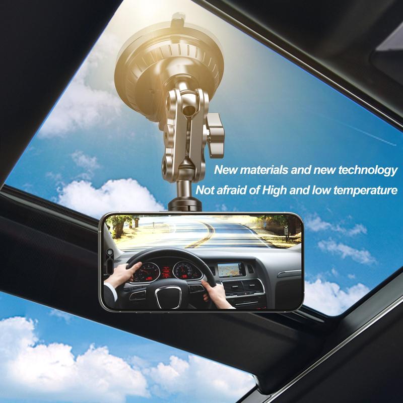 Product Introduction of Universal Car Magnetic Phone Holder, 360° Adjustable Strong Grip Car Phone Holder, Easy Installation, Safe Secure Mount for Mobile Devices 2