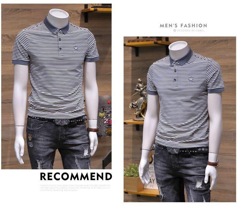 Product Introduction of Áo Polo, Áo Thun Nam Ngắn Tay Mùa Hè, Dành Cho Nam Giới Trẻ Trung Và Trung Niên, Phong Cách Thường Ngày Dáng Rộng Rãi, Công Sở, Áo Thun Cỡ Lớn, Hàng Mới Về 2024 6