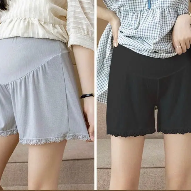 Quần đùi bầu măc đi ngủ, đi khám thai chất tăm mềm mát