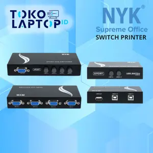 NYK Switch Printer 2.0 VGA USB HUB 1-2 Port / 1-4 Port