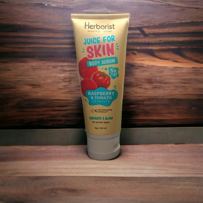 Herborist Body Serum Body Lotion All Varian  5X Vitamin E Ukuran 180ml Kering Leher 5