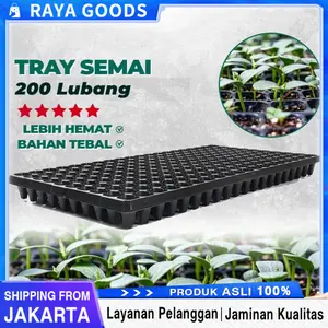 Dulang Benih Tray Semai Potray 32 Hingga 200 Lubang Grosir 10 Pcs Bahan PET Tebal 0.68mm Model LT Ukuran 54x28cm Cocok Untuk Transplantasi Bibit Sayuran Buah Buahan sawit