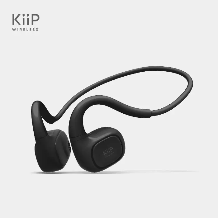 KiiP Wireless DTH3 Pro OWS Open Ear Wireless Earphone TWS Bluetooth Earhook Headphone Headset Biege