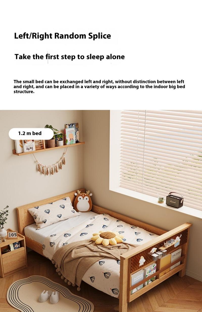 Product Introduction of [Pre-order]Children's single small-sized bedroom,, new 1.5 meter children's bed, boys' room bed 6