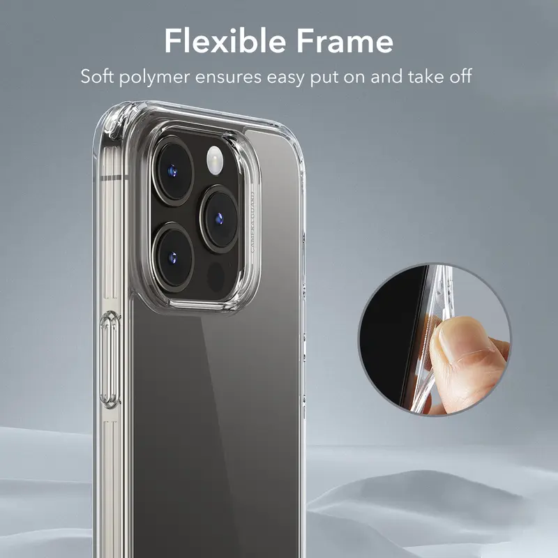 Hard Case compatible for iPhone 15 Series ESR Ice Shield Tempered Glass 4