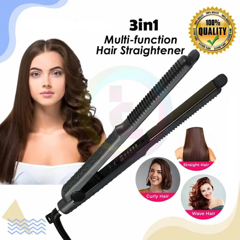 Catokan Universal Inframerah Plat Aluminium Pelurus Dan Curly Catok Rambut 0