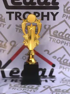 Piala Peringkat 1 (Tanpa Stiker) 34 cm / Piala Lomba / Pusat Piala / PIala Anak-anak / Piala Kenang-kenangan