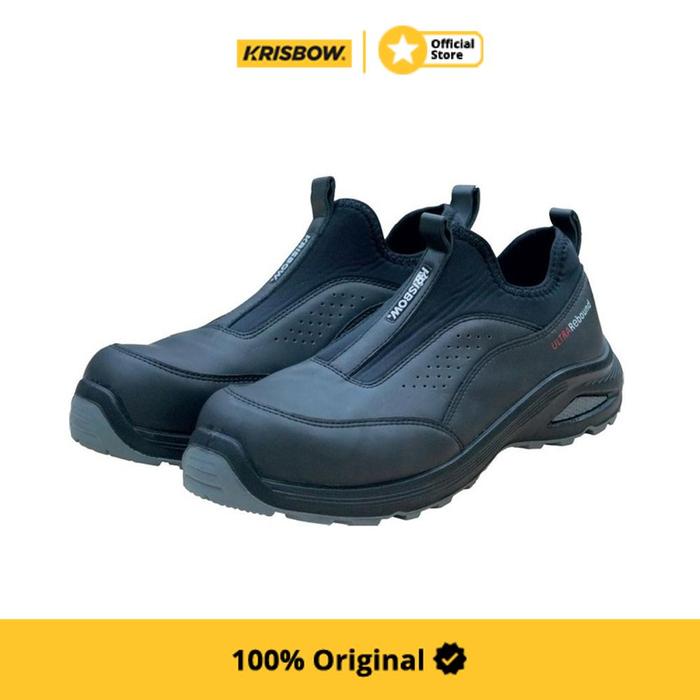 Promo Krisbow Chronos Sepatu Pengaman - Hitam Safety Shoes Sepatu ...