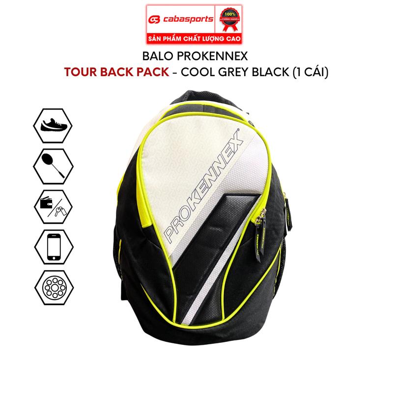 Balo thể thao Prokennex Tour Back Pack giá tốt, balo đựng vợt cầu lông thời trang cao cấp chất lượng, Túi Thể Thao chất lượng, Badmiton Racket Bag Sport