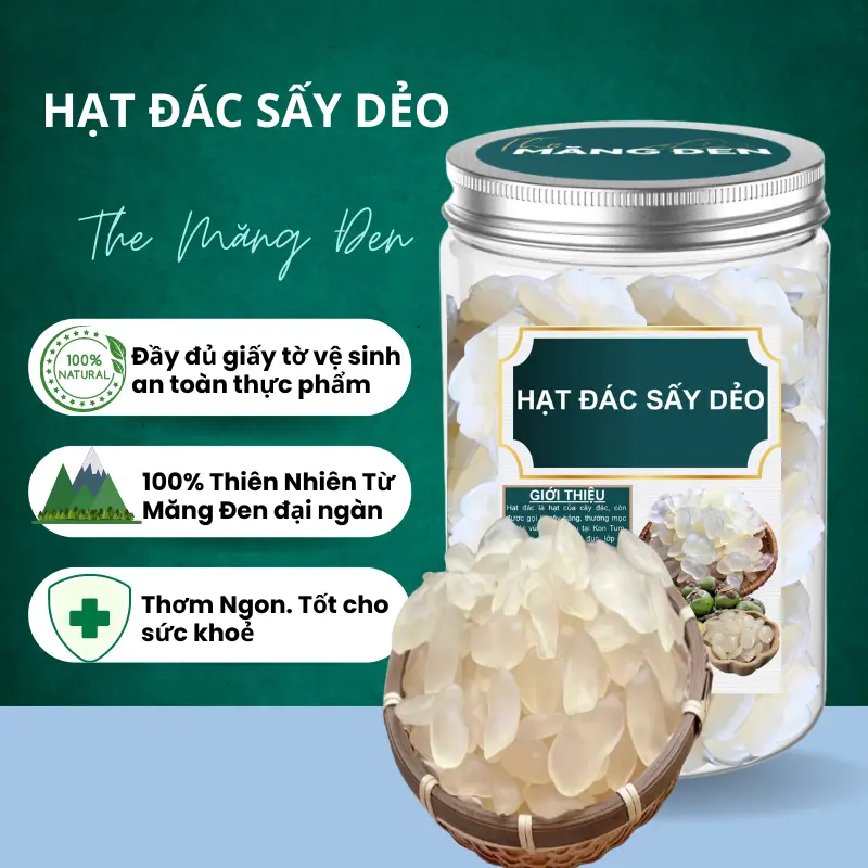 Hạt Đác Sấy Dẻo Dai Sừn Sựt Dẻo Ngon Đặc Sản The Măng Đen Snack Food Ăn Vặt