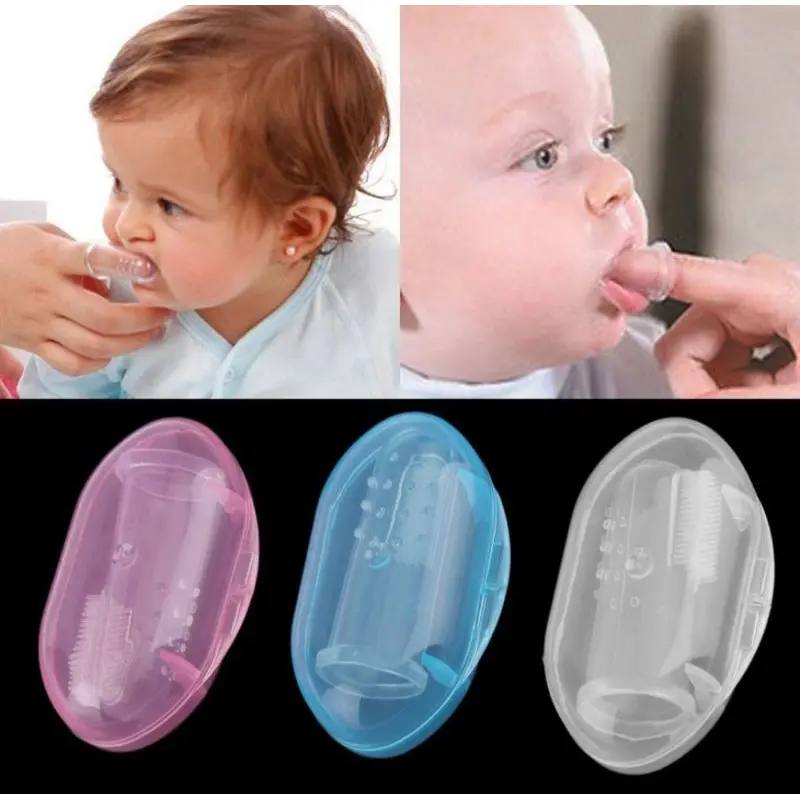 Baby Soft Silicon Finger Toothbrush