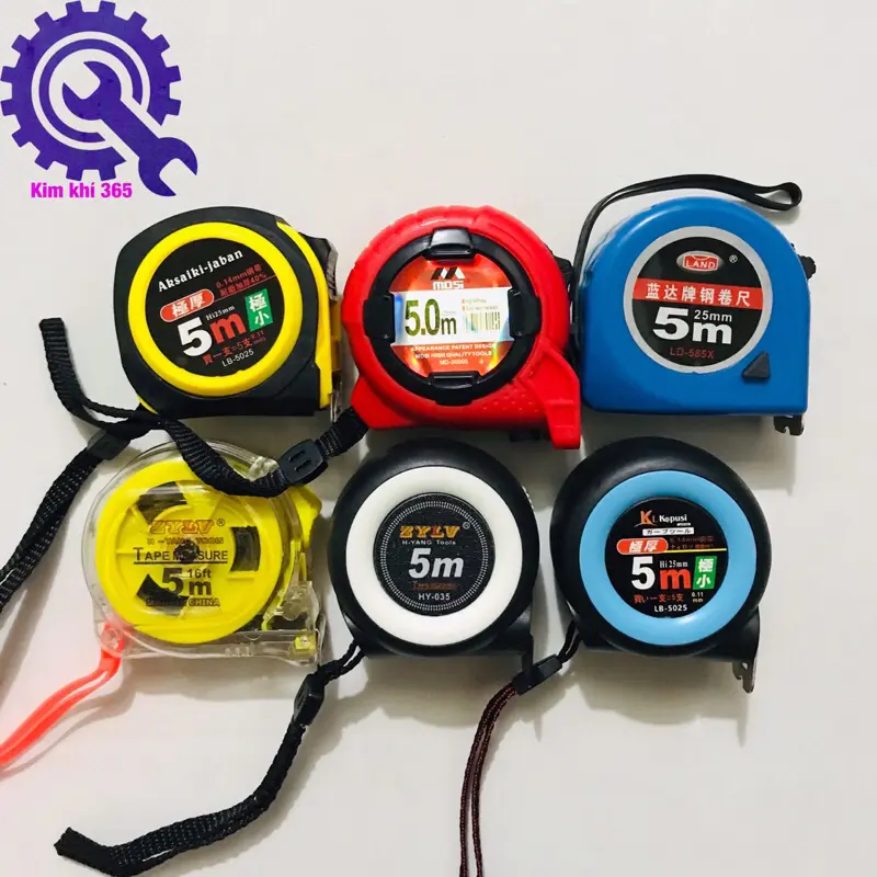 Thước kéo, thước rút 5m( đủ loại) 0
