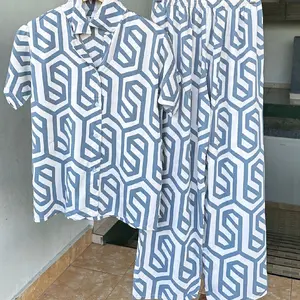 Setelan Baju Dan Celana Panjang Wanita Remaja Masa Kini Bahan Rayon