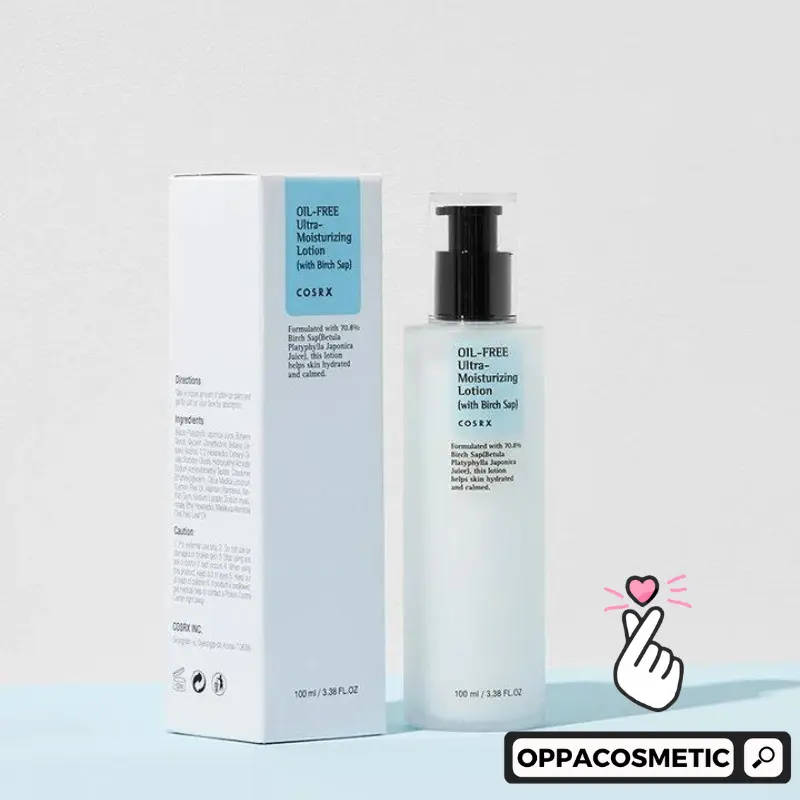 COSRX Oil Free Ultra Moisturizing Lotion with Birch Sap 100ml Moisturizer  Wajah  Kulit Berminyak Berjerawat Perawatan Muka