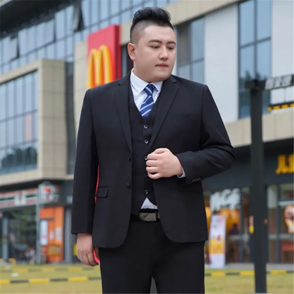 Business Formal Wear Philippines Large Size Suit Men's Suit Plus-Sized  Plus-Sized Fat Man Business