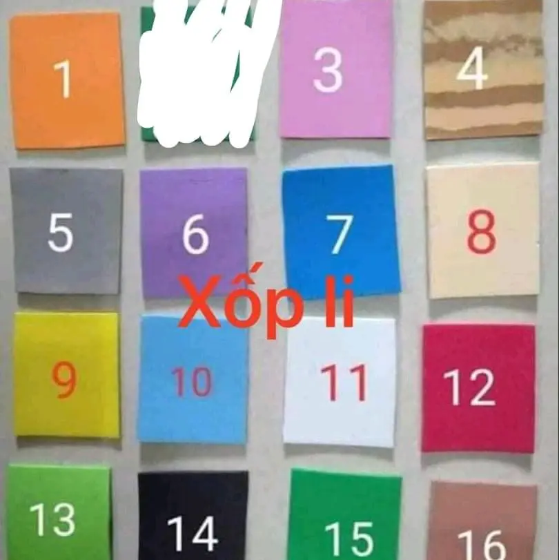 xốp bitis khổ 50cm x 80cm làm đồ trang trí
