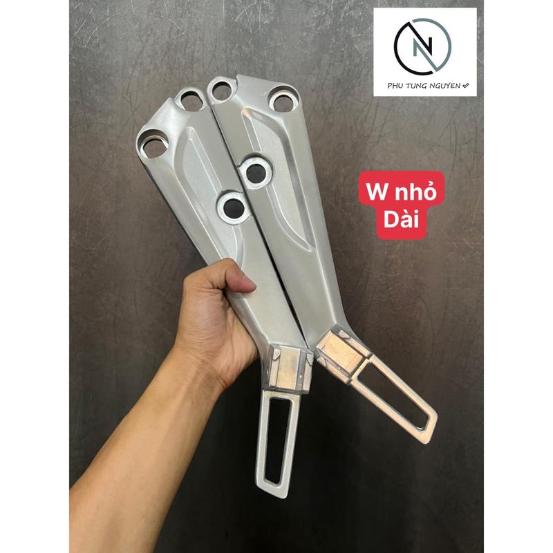  Pát Gác Chân Nhôm Gắn Cho Xe Wave Thái  Wave dài 2004  Phụ Kiện Phụ Tùng 