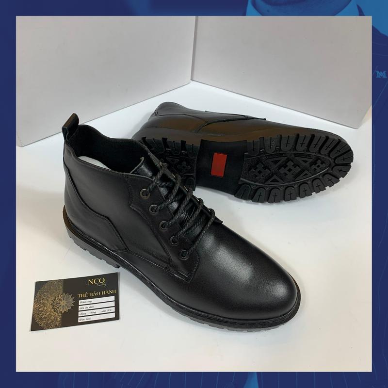  Giầy da nam giầy đốc cao cổ đến cao su khâu đế toàn bộ- giầy đôc tờ Boots GiàY 