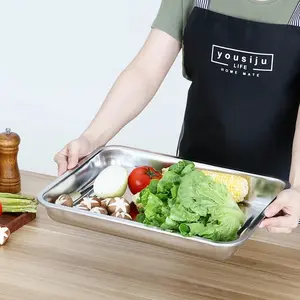 Rak Nampan Tray Stainless BAKI Baking Keranjang Tatakan Besar