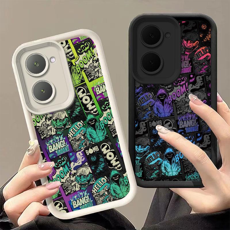 เคสโทรศัพท์, เคสสำหรับ VIVO Y03 4G, Y03T 4G, IQOO Z9 LITE 5G, T3 LITE 5G, Y18S 4G, Y28S, ดีไซน์การ์ต