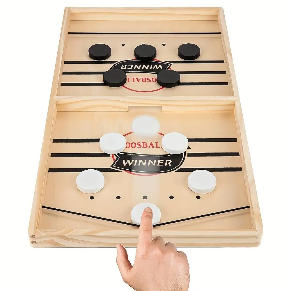 1 Set Foosball Winner Board Game, Fast Sling Puck Game, Sling Foosball for Adults, Parent-child Interactive Chess Toy, Board Table Game for Kids
