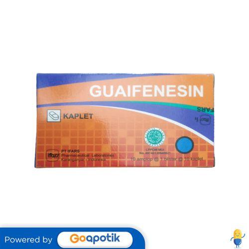 Jual GUAIFENESIN IFARS 100 MG BOX 100 KAPLET - Kab. Bandung - Apotek ...