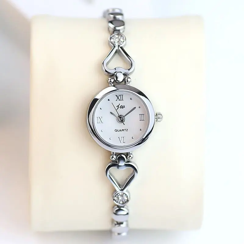 Collia Jam Tangan Wanita Analog Jw Bulat Love Berlian Fashion Korea Square 0