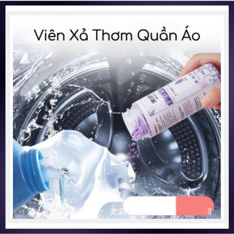 Combo 4 lọ Hạt xả thơm quần áo, viên xả thơm quần áo thơm cực lâu, lưu hướng và làm mềm vải 4